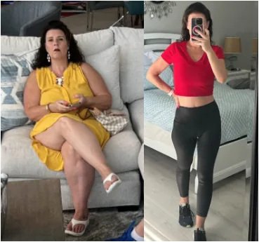 Christi Peterson before and after