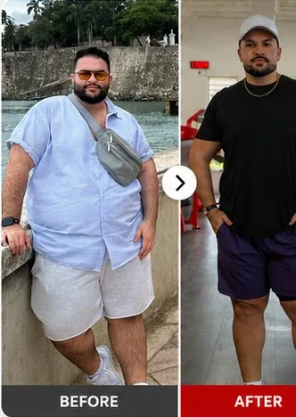 Before and after transformation
