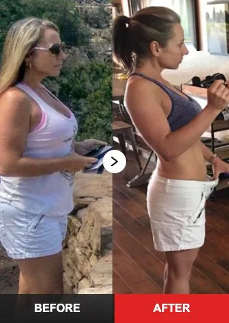 Before and after transformation