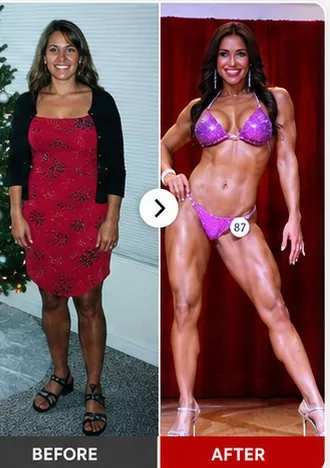 Before and after transformation