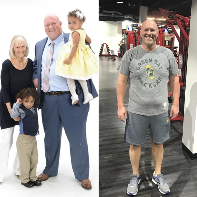 John Piontek before and after