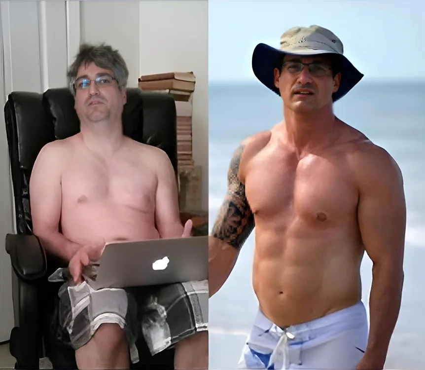 Pedro Rivera before and after