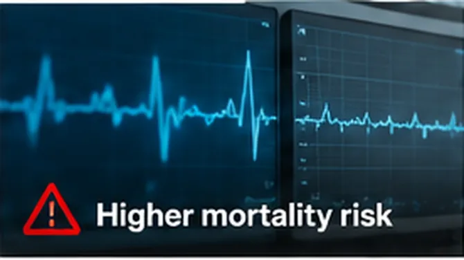 Higher mortality risk