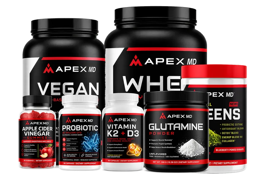Apex MD personalized vitamin and supplement lineup