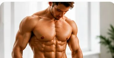 Lean muscular torso