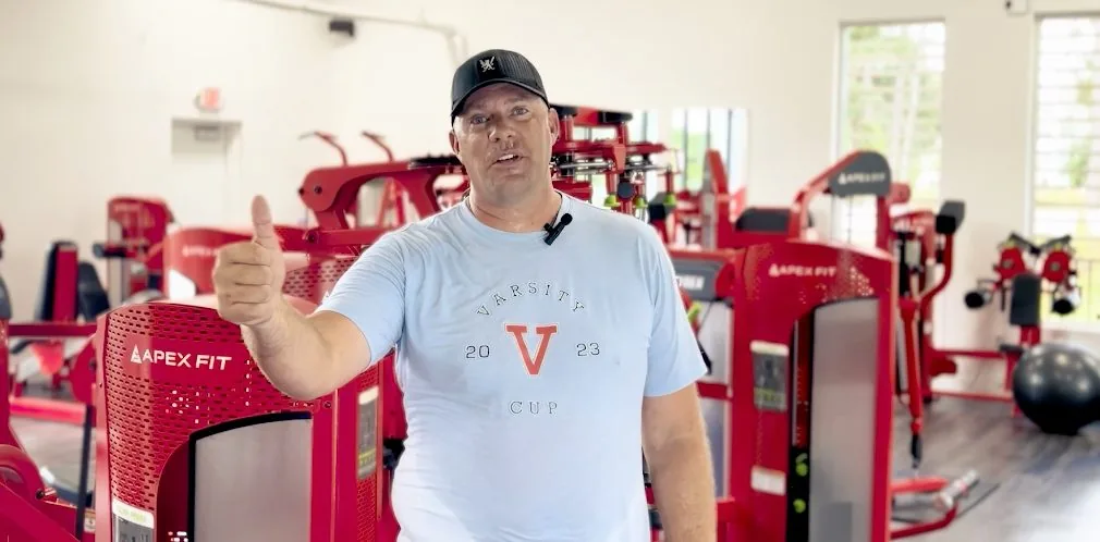 Darik Pope at the gym