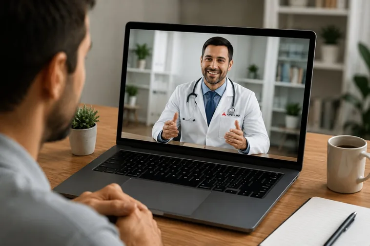 Licensed provider telehealth consultation