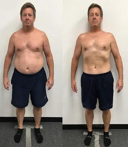 Rick Parson before and after