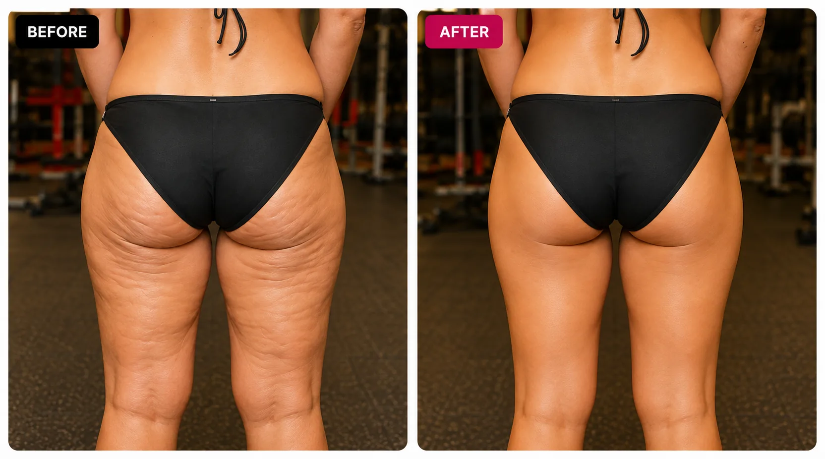 Apex MD patient before and after hormone and metabolic correction