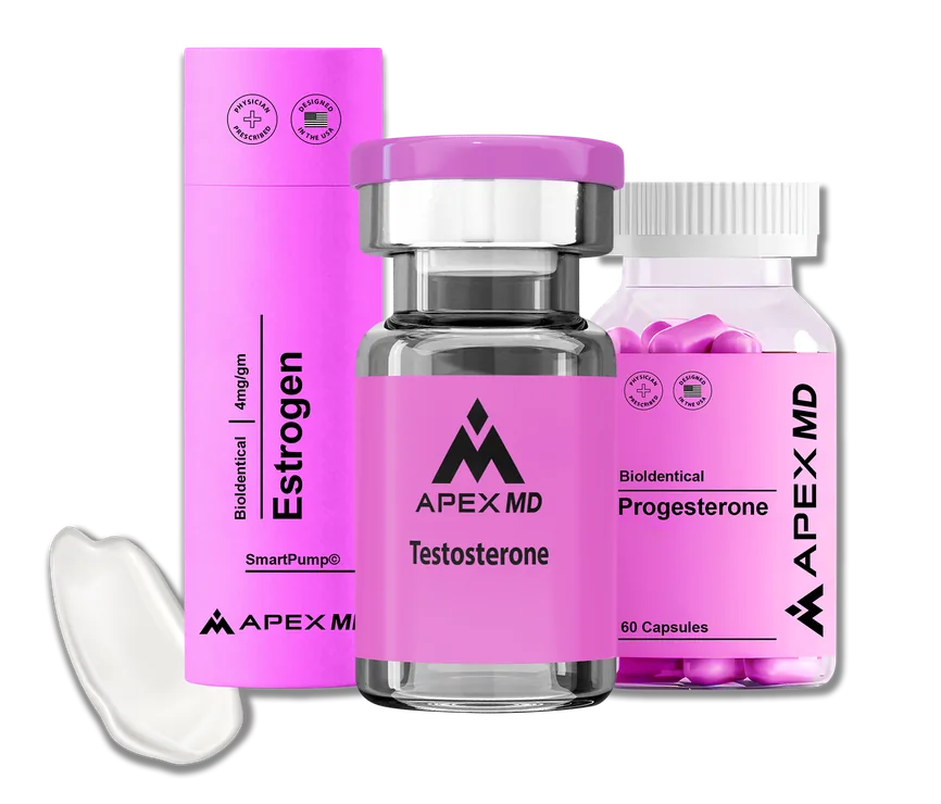 Apex MD hormone therapy products