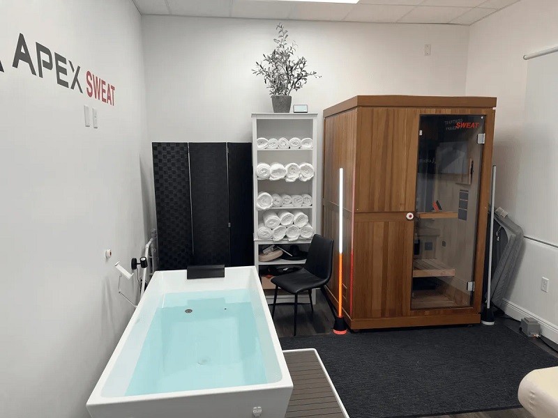 Recovery and sauna room