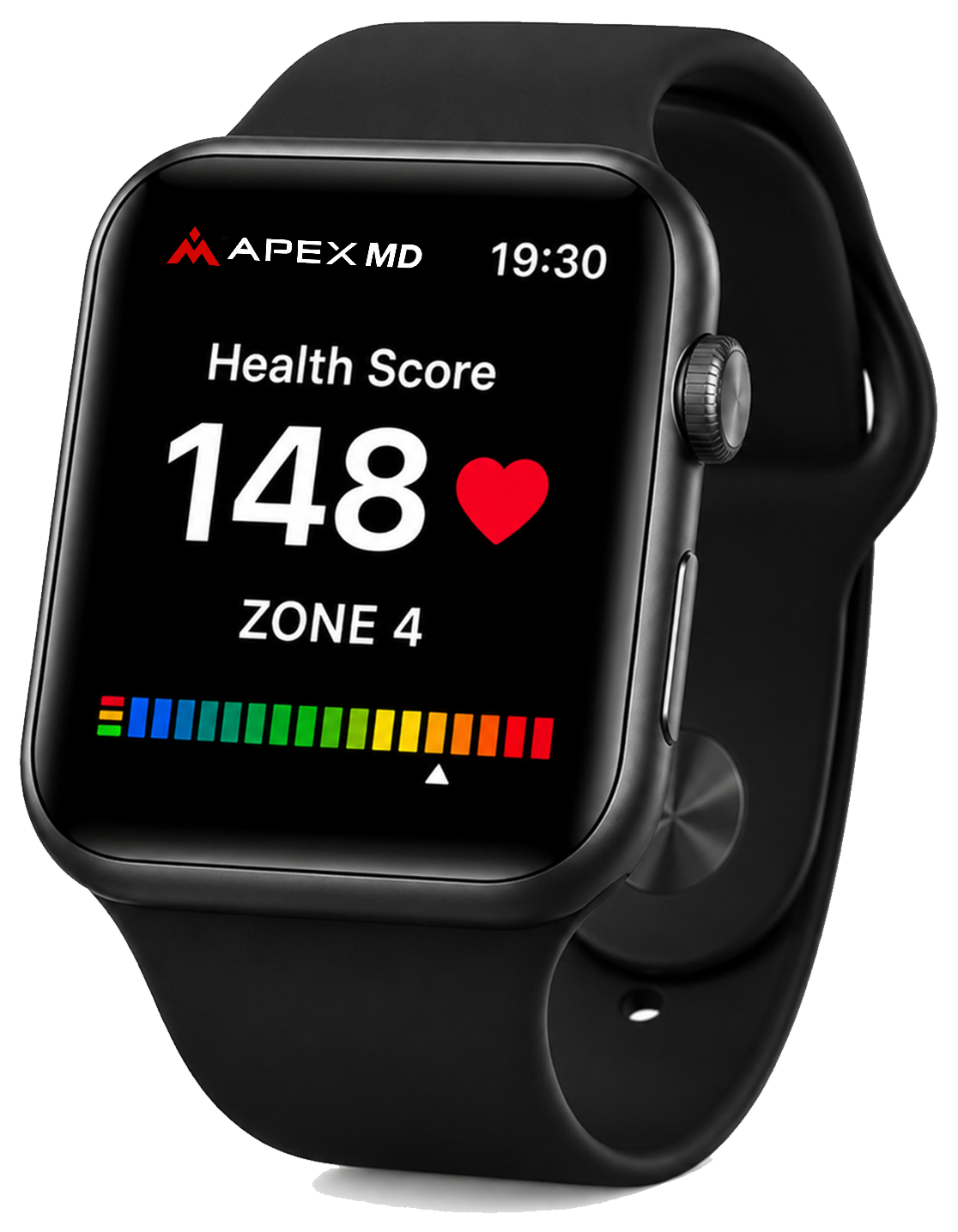 Apex MD watch showing health score