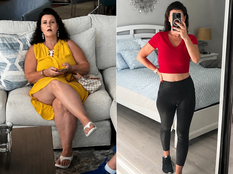 Christi Peterson before and after