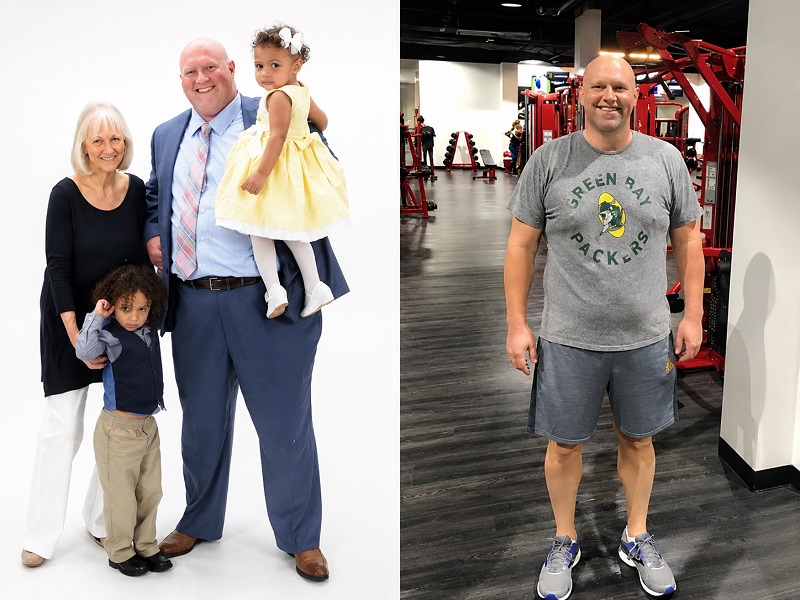 John Piontek before and after