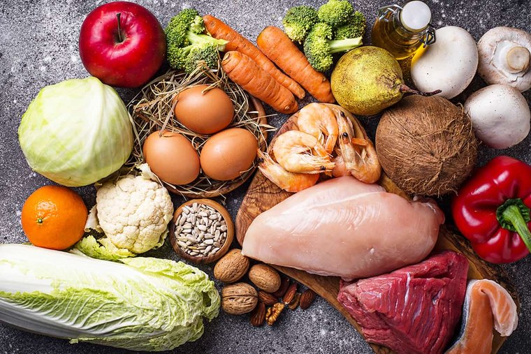 Whole foods rich in vitamins and minerals