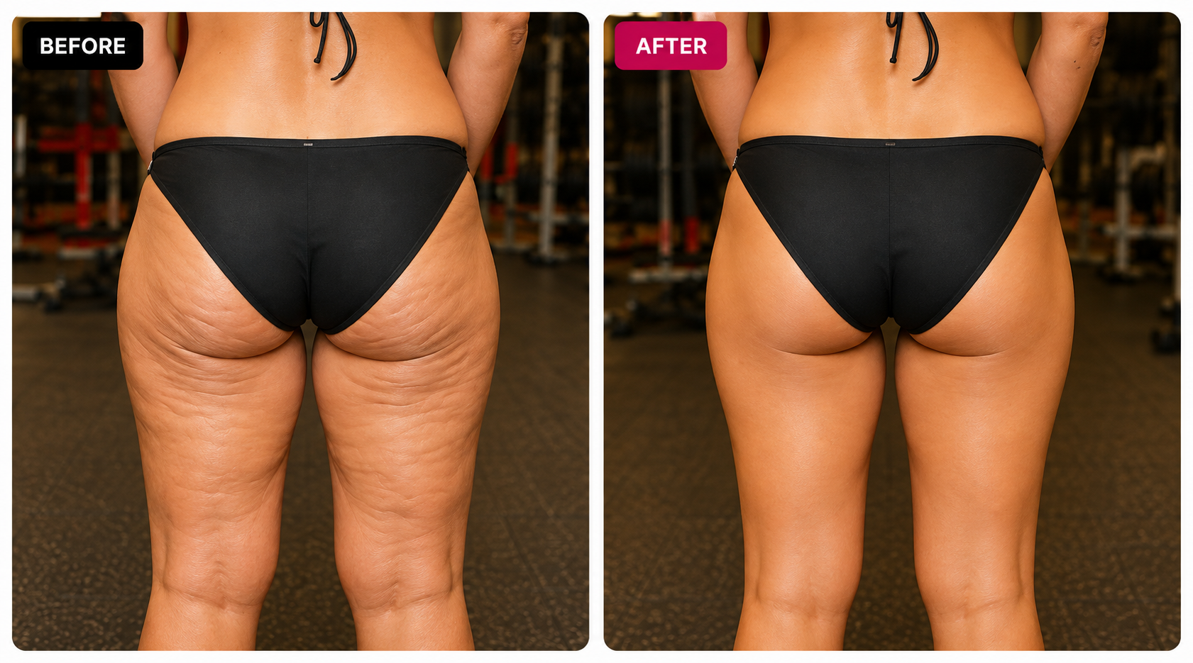 Apex MD patient before and after hormone and metabolic correction