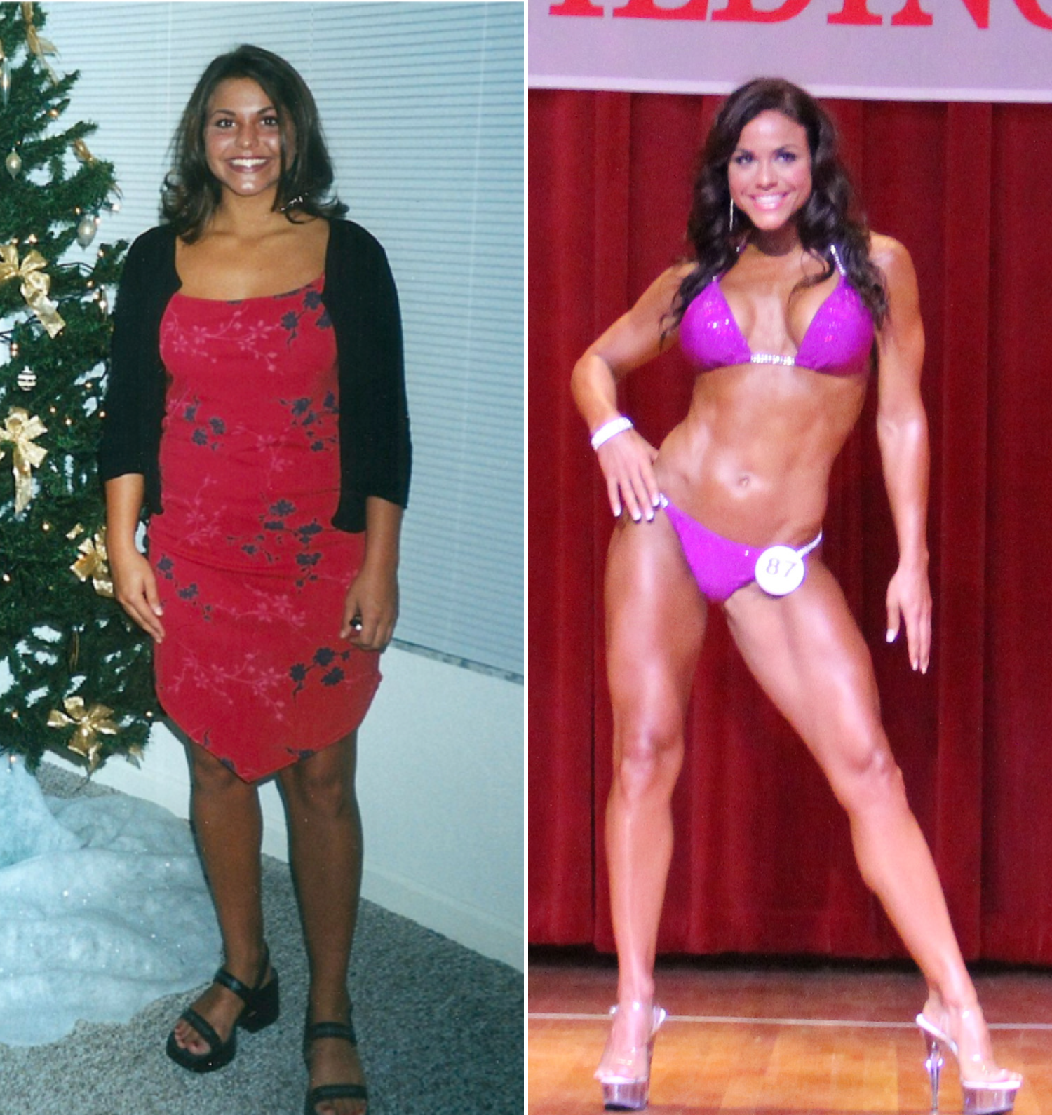 Before and after transformation